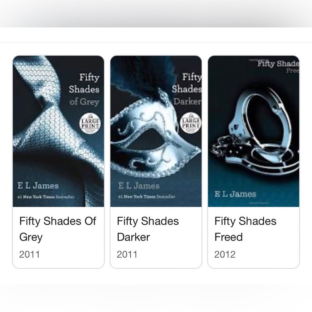 Fifty Shades of Grey books